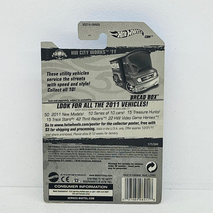 おもちゃ・玩具 1/64 BREAD BOX(レッド) 「HoT WHeeLS HW CITY WORKS11」 [V5214-07A1] BREAD BOX 1/64スケール【加古川物流】
