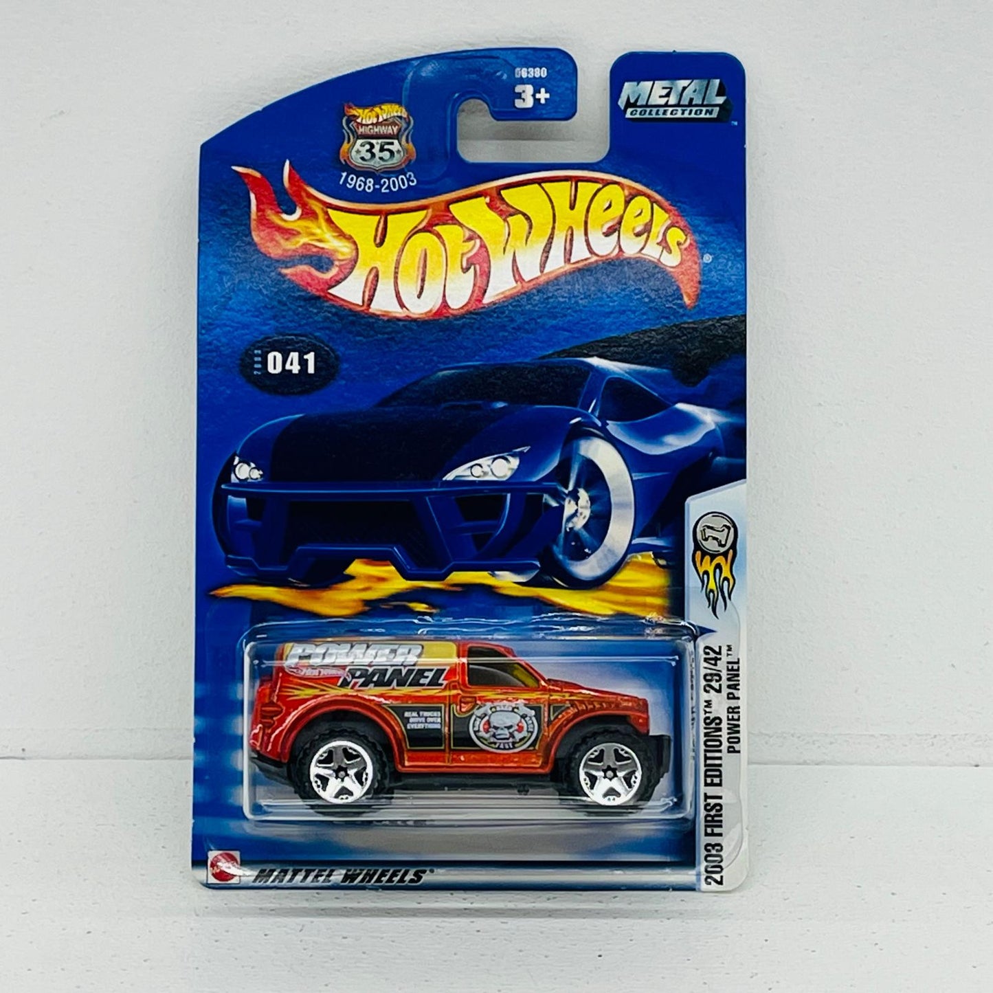 おもちゃ・玩具 1/64 POWER PANEL(オレンジ×イエロー×ブラック) 「Hot Wheels 2003 FIRST EDITIONS」 [56380] POWER PANEL(オレンジ×イエロー×ブラック) 1/64スケール 56380【加古川物流】