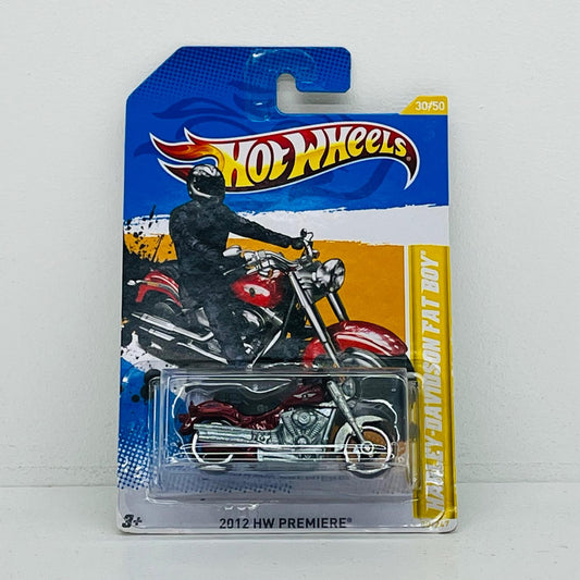 おもちゃ・玩具 1/64 HARLEY-DAVIDSON FAT BOY(レッド) 「Hot WHeeLS 2012 HW PREMIERE」 [V5616] HARLEY-DAVIDSON FAT BOY(レッド) 1/64スケール【加古川物流】