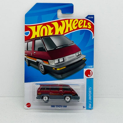 おもちゃ・玩具 1/641986トヨタ・バン「HotWheelsJ-IMPORTS」 1986トヨタ・バン 1/64スケール【加古川物流】