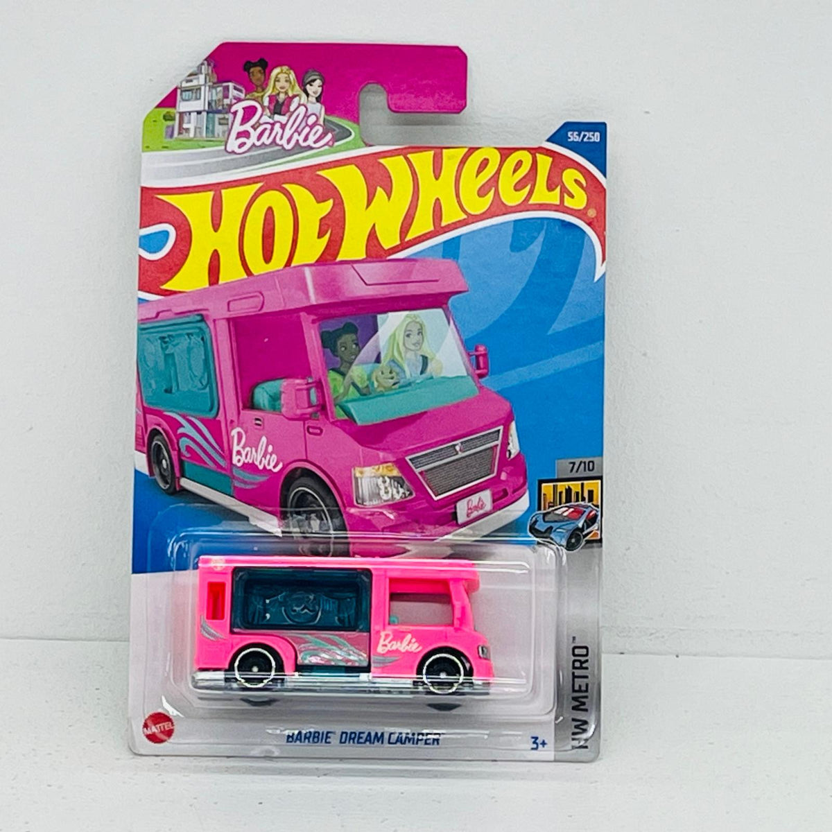 おもちゃ・玩具 1/64 BARBIE DREAM CAMPER(ピンク×クリアブルー×ライトグリーン) 「Hot Wheels HW METRO」 [HCT79] BARBIE DREAM CAMPER 1/64スケール【加古川物流】