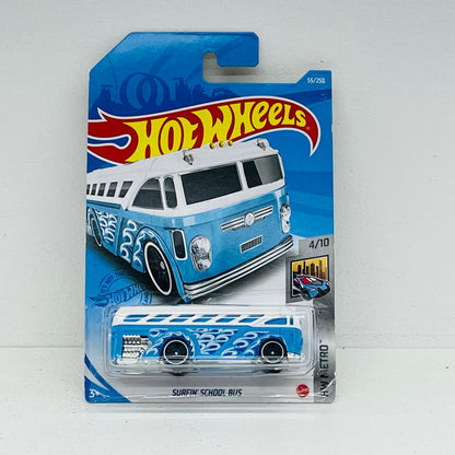 おもちゃ・玩具 1/64 SURFIN’ SCHOOL BUS(ホワイト×ライトブルー) 「Hot Wheels HW METRO」 [GTC61] SURFIN’ SCHOOL BUS(ホワイト×ライトブルー) 1/64スケール【加古川物流】