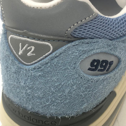 NEW BALANCE | ニューバランス U991BV2 Made in UK スニーカー U991BV2 ブルー 27cm【瀬戸大橋店】