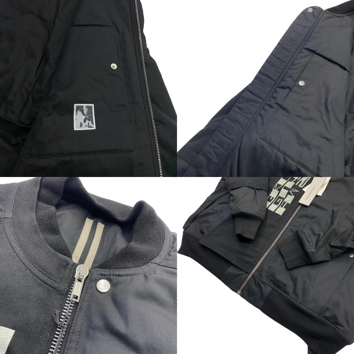 Rick Owens | リックオウエンス JUMBO FLIGT ブルゾン ブラック【瀬戸大橋店】