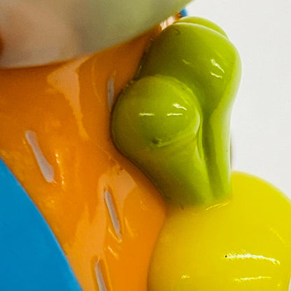 ソフビ人形 CAROL オレンジ×水色×黄色 HEAD LOCK STUDIO 約21cm CAROL オレンジ×水色×黄色【加古川物流】