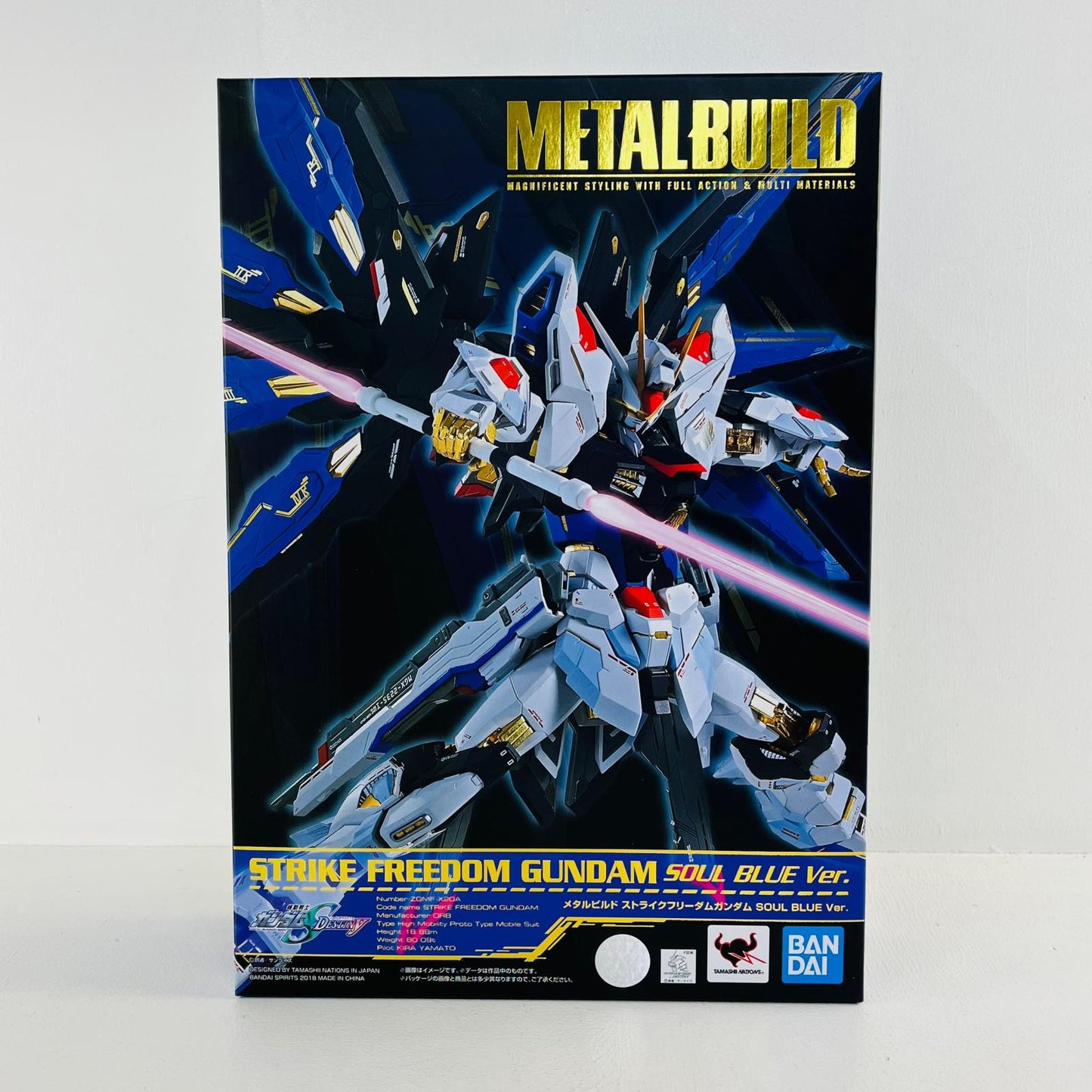 フィギュア METALBUILDストライクフリーダムガンダムSOULBLUEVer.「機動戦士ガンダムSEEDDESTINY」TAMASHIINATION2018会場限定 ストライクフリーダムガンダムSOULBLUEVer. METAL BUILD TAMASHIINATION2018会場限定【フィギュア】【加古川物流】