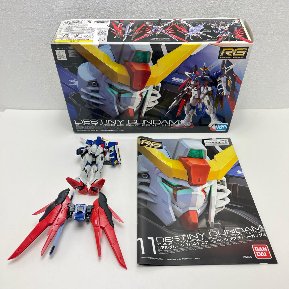 プラモデル 1/144RGZGMF-X42Sデスティニーガンダム「機動戦士ガンダムSEEDDESTINY」[5061616] ZGMF-X42S デスティニーガンダム RG 5061616【加古川物流】