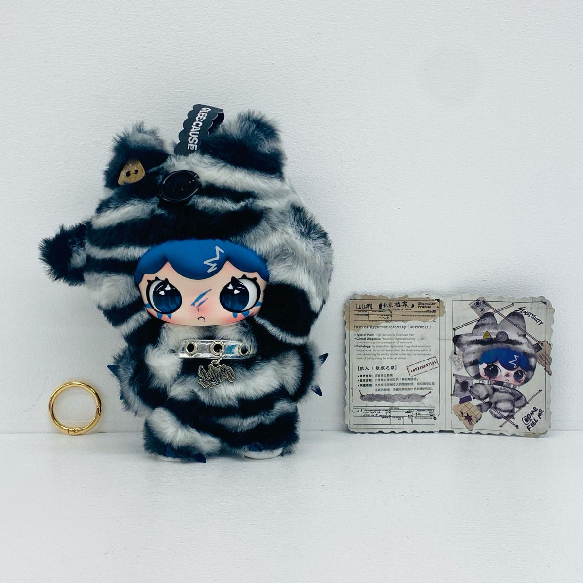 ぬいぐるみ Pain of Hypersensitivity 「GLEECAUSE The Seventh Pain ぬいぐるみペンダント」 Pain of Hypersensitivity GLEECAUSE The Seventh Pain ぬいぐるみペンダント【加古川物流】