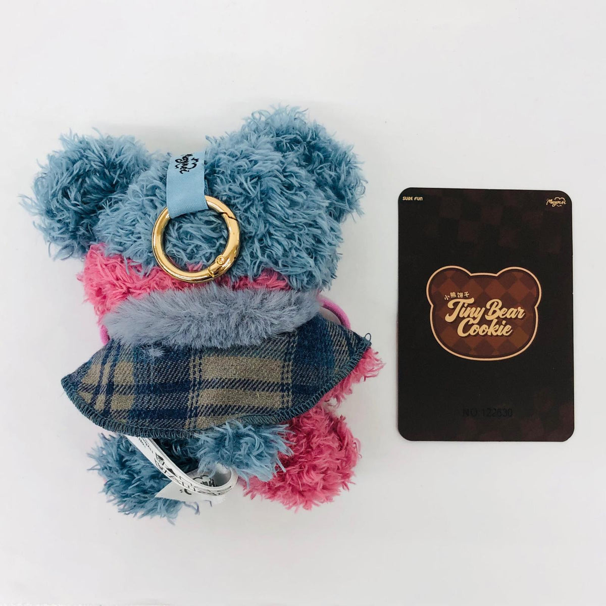 ぬいぐるみ Blueberry Yogurt「TOPTOY MayMei Tiny Bear Cookieシリーズ ぬいぐるみペンダント」 Blueberry Yogurt MayMei Tiny Bear Cookieシリーズ ぬいぐるみペンダント【加古川物流】