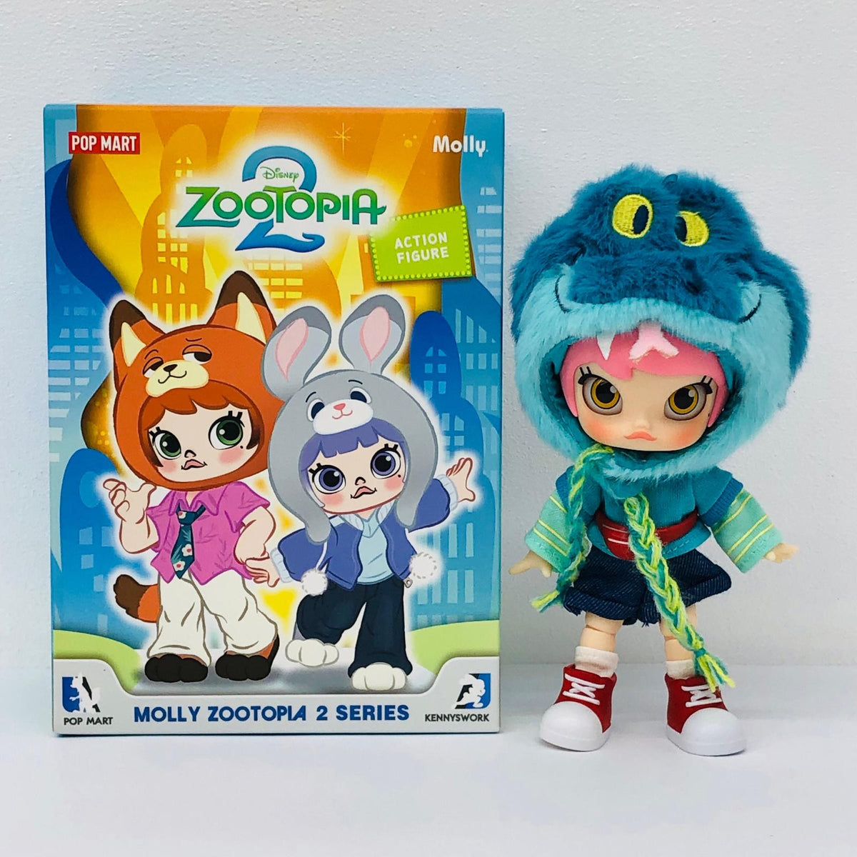 ぬいぐるみ Gary 「POPMART MOLLY ズートピア2シリーズ1/12 アクションフィギュア」 Gary MOLLY ズートピア2シリーズ【加古川物流】