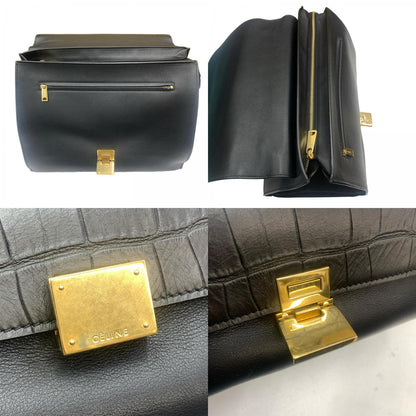 CELINE | セリーヌ トラベラーズ ハンドバッグ ブラック【加古川物流】