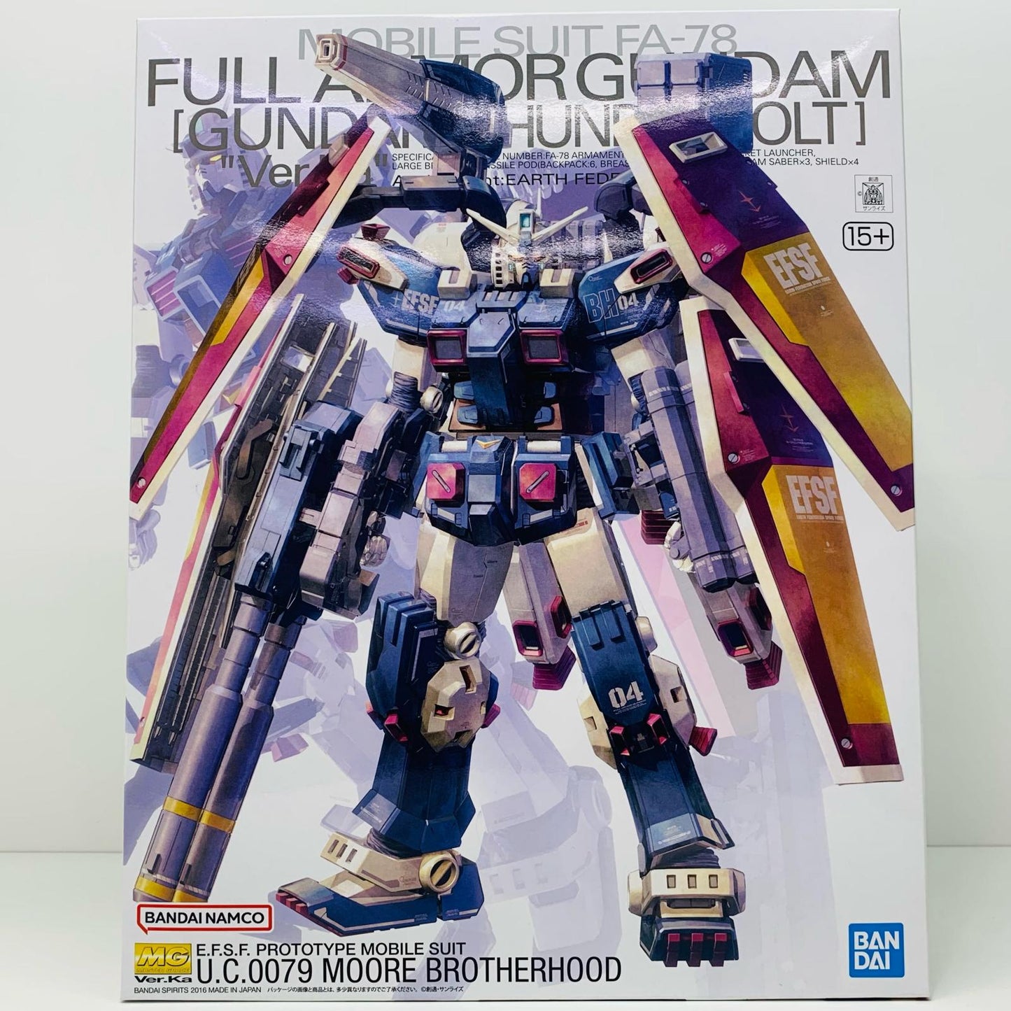 プラモデル 1/100MGFA-78フルアーマー・ガンダムVer.Ka(GUNDAMTHUNDERBOLTVer.)「機動戦士ガンダムサンダーボルト」[5063049] FA-78フルアーマー・ガンダムVer.Ka(GUNDAMTHUNDERBOLTVer.) MG 5063049【加古川物流】