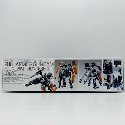 プラモデル 1/100MGFA-78フルアーマー・ガンダムVer.Ka(GUNDAMTHUNDERBOLTVer.)「機動戦士ガンダムサンダーボルト」[5063049] FA-78フルアーマー・ガンダムVer.Ka(GUNDAMTHUNDERBOLTVer.) MG 5063049【加古川物流】