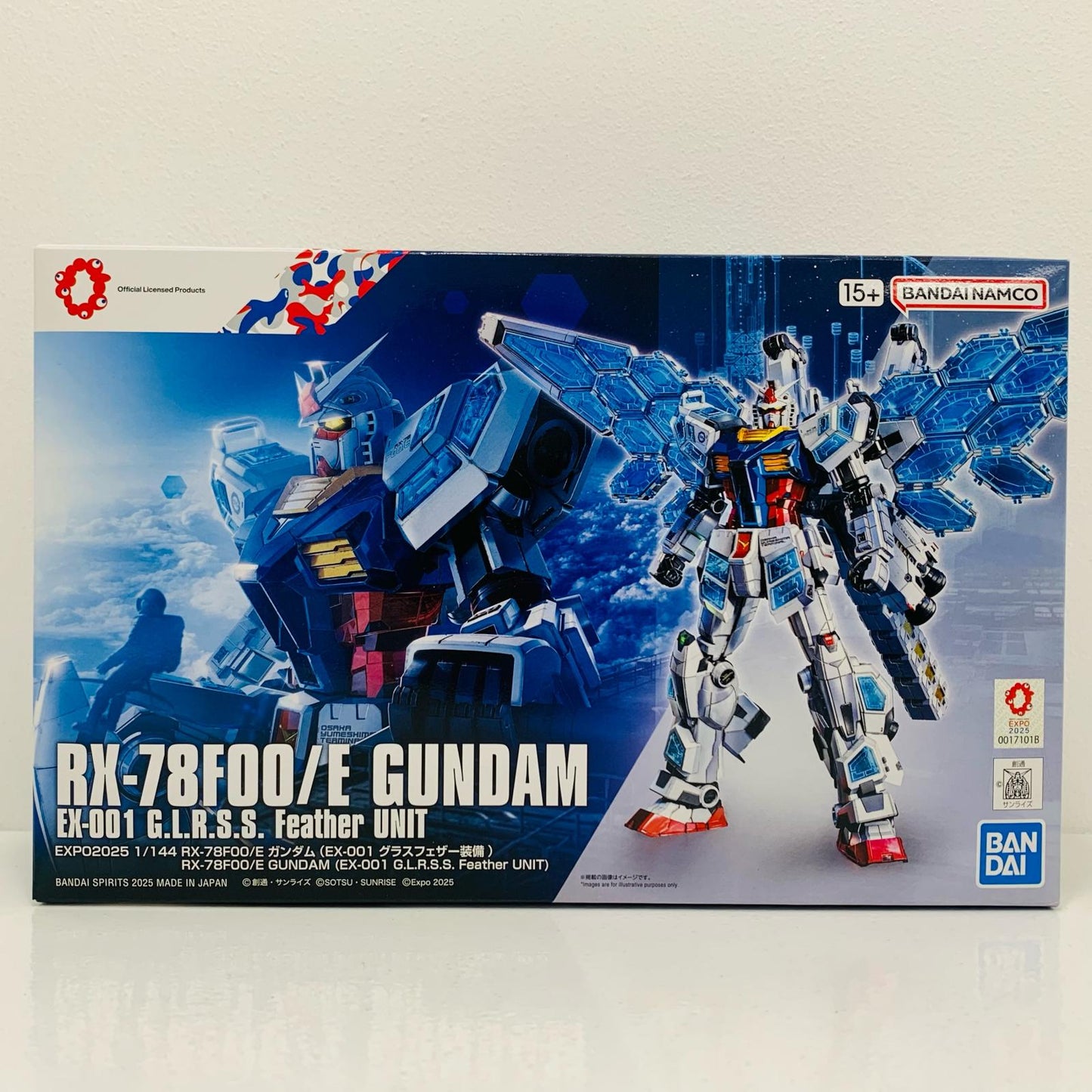 フィギュア 1/144EXPO2025RX-78F00/Eガンダム(EX-001グラスフェザー装備)「GUNDAMNEXTFUTUREPAVILION」[5068555/5068890] RX-78F00/E ガンダム【フィギュア】【加古川物流】