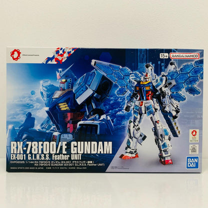 フィギュア 1/144EXPO2025RX-78F00/Eガンダム(EX-001グラスフェザー装備)「GUNDAMNEXTFUTUREPAVILION」[5068555/5068890] RX-78F00/E ガンダム【フィギュア】【加古川物流】