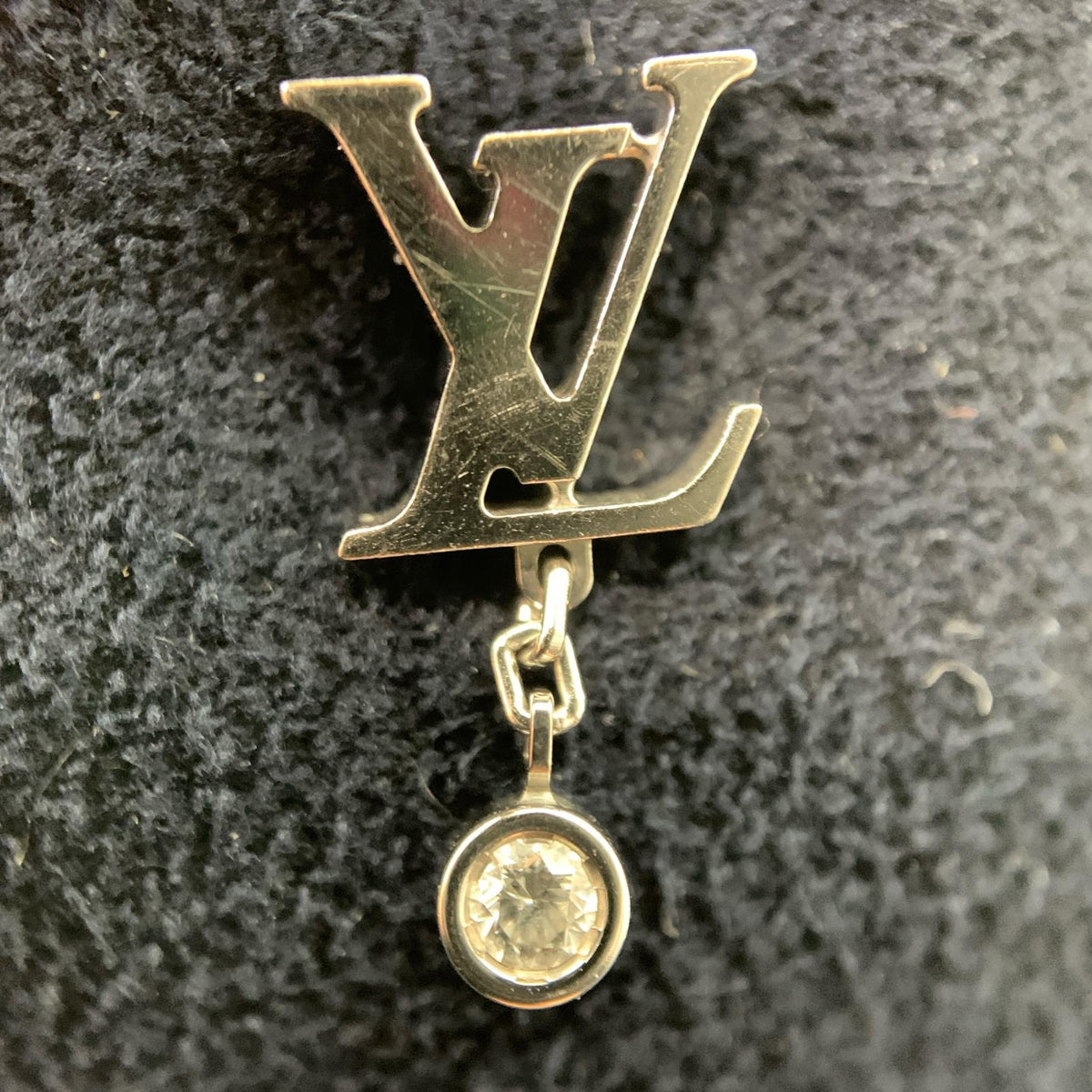 LOUIS VUITTON | ルイ・ヴィトン イディールブロッサムLV Au750 18kWG ※2点セット ピアス Q96544 ゴールド【瀬戸大橋店】