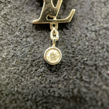 LOUIS VUITTON | ルイ・ヴィトン イディールブロッサムLV Au750 18kWG ※2点セット ピアス Q96544 ゴールド【瀬戸大橋店】