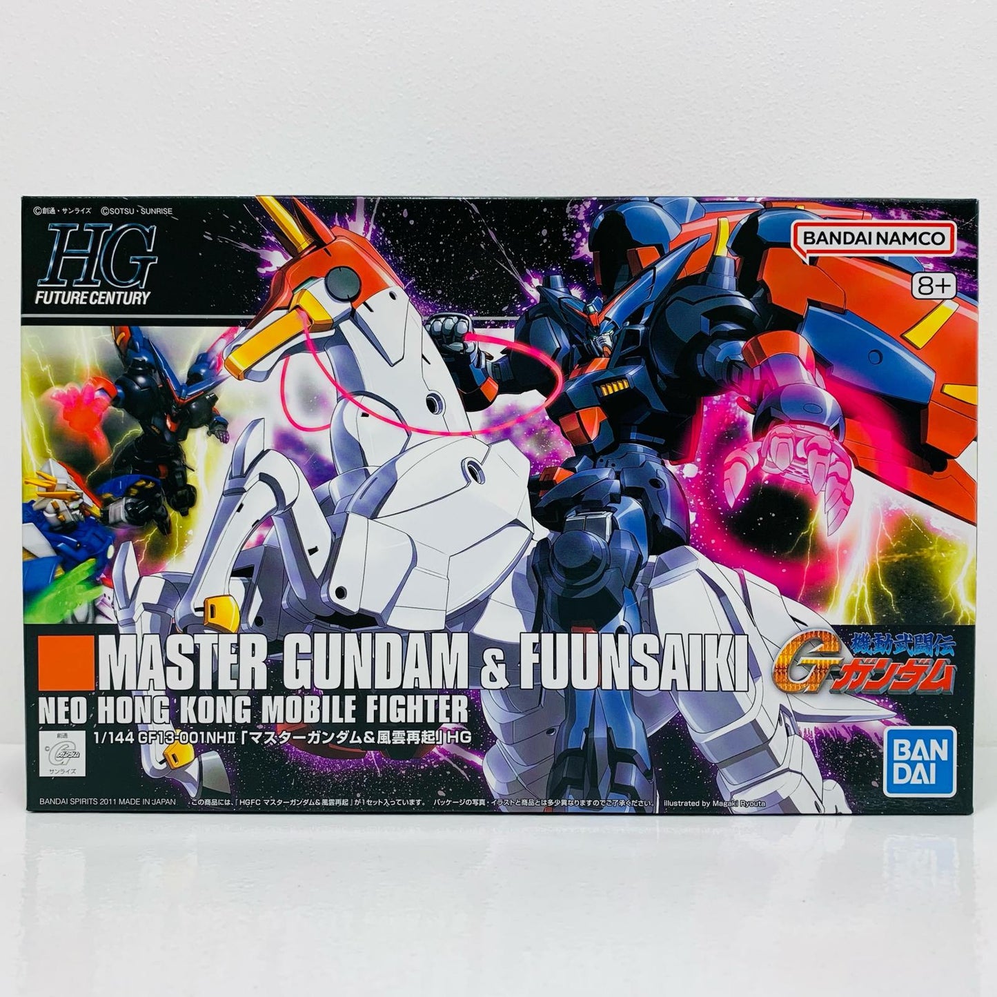 プラモデル 1/144HGFCマスターガンダム＆風雲再起「機動武闘伝Gガンダム」シリーズNo.128[0170961] マスターガンダム＆風雲再起 HG 170961【加古川物流】