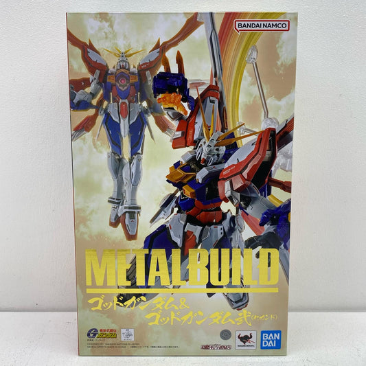 フィギュア METALBUILDゴッドガンダム＆ゴッドガンダム弐（セカンド）「機動武闘伝Gガンダム」 ゴッドガンダム&ゴッドガンダム弐 METAL BUILD【フィギュア】【加古川物流】