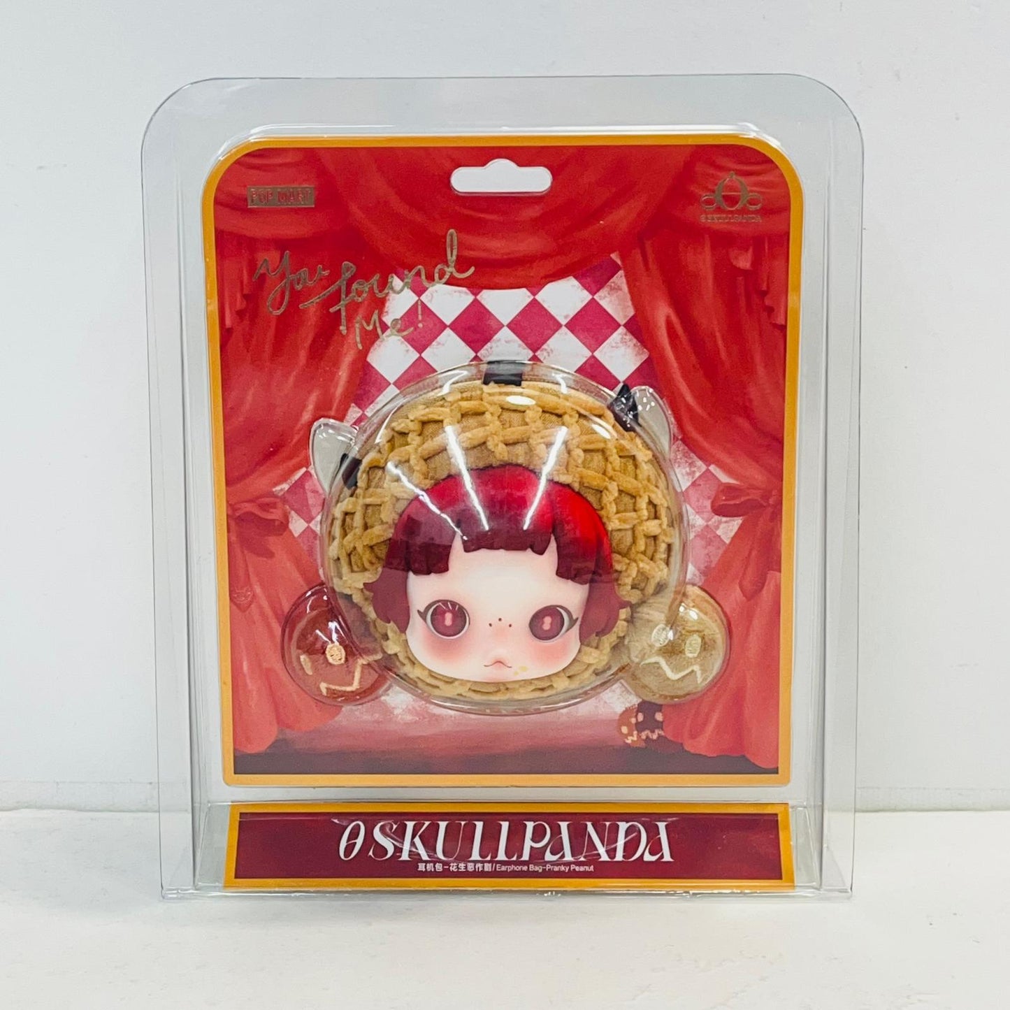 ぬいぐるみ Pranky Peanut「SKULLPANDA You Found Me! シリーズ ぬいぐるみペンダント」 Pranky Peanut SKULLPANDA You Found Me! シリーズ ぬいぐるみペンダント【加古川物流】
