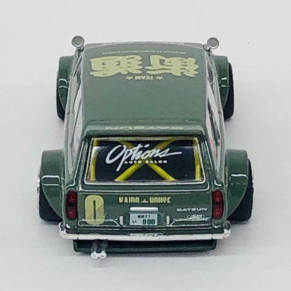 おもちゃ・玩具 1/64 ダットサン KAIDO 510 ワゴン KAIDO HOUSE 右ハンドル(グリーン) 「ミニGTシリーズ」 [KHMG010] ダットサン KAIDO 510 ワゴン 1/64スケール【加古川物流】