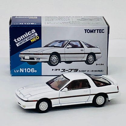 おもちゃ・玩具 1/64 LV-N106e トヨタ スープラ 3.0 GTターボ 86年式(ホワイト) 「トミカリミテッドヴィンテージNEO」 [329329] トヨタ スープラ 3.0 GTターボ 86年式(ホワイト) リミテッドヴィンテージNEO ''1/64 329329【加古川物流】