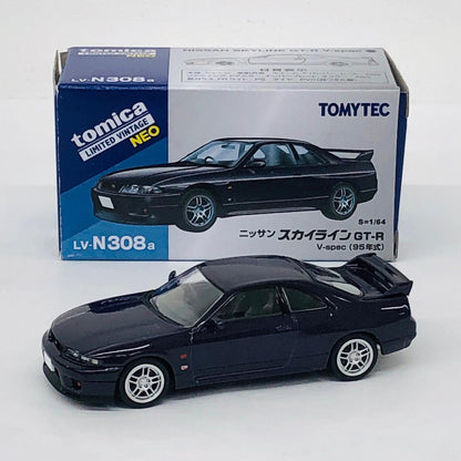 おもちゃ・玩具 1/64 LV-N308a 日産 スカイライン GT-R V-spec 95年式(パープル) 「トミカリミテッドヴィンテージNEO」 [324904] 日産 スカイライン GT-R V-spec 95年式(パープル) リミテッドヴィンテージNEO ''1/64 324904【加古川物流】