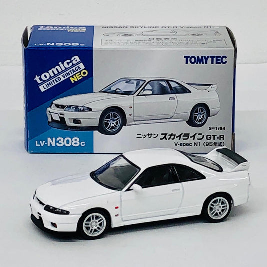 おもちゃ・玩具 1/64 LV-N308c 日産 スカイライン GT-R V-spec N1 95年式l(ホワイト) 「トミカリミテッドヴィンテージNEO」 [331162] 日産 スカイライン GT-R V-spec N1 95年式l(ホワイト) リミテッドヴィンテージNEO ''1/64 331162【加古川物流】