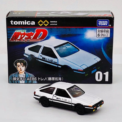 おもちゃ・玩具 頭文字D AE86 トレノ(藤原拓海) 「トミカプレミアムunlimited 01」 AE86 トレノ【加古川物流】