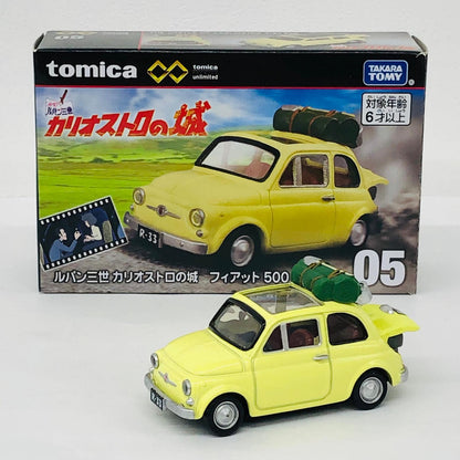 おもちゃ・玩具 ルパン三世 カリオストロの城 フィアット500 「トミカプレミアムunlimited 05」 フィアット500【加古川物流】