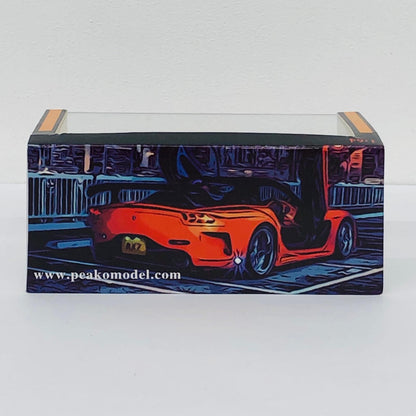 おもちゃ・玩具 1/64 Veilside 7 FD3S Fortune (オレンジ×ブラック) [PE62502] FD3S Fortune【加古川物流】