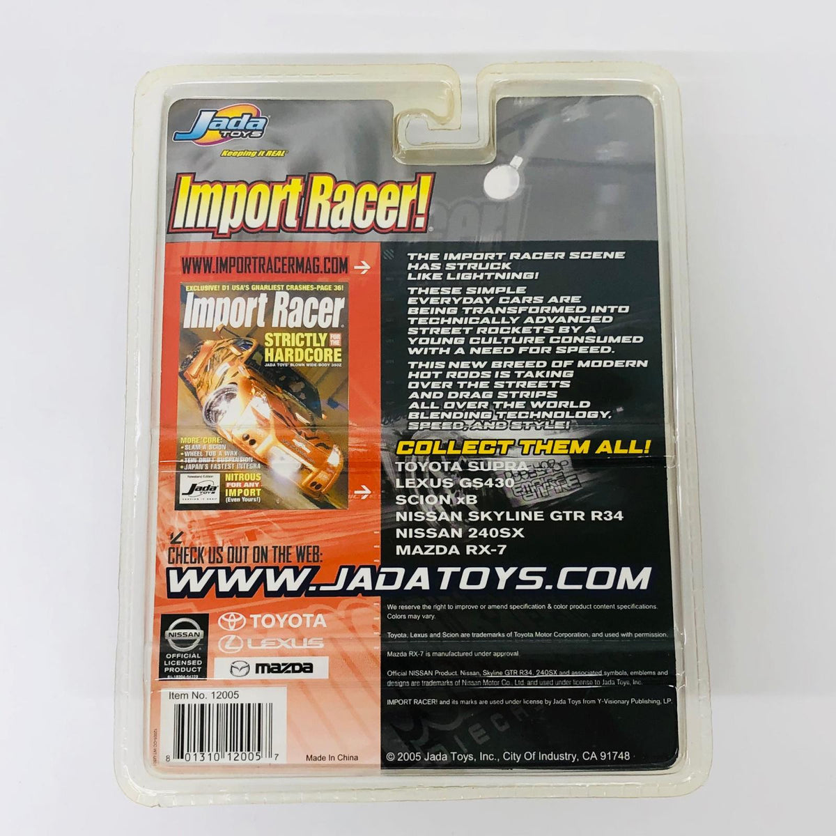 おもちゃ・玩具 1/64 Jada Toys Import Racer! NISSAN SKYLINE GTR R34 WAVE7 0 NISSAN SKYLINE GTR R34【加古川物流】