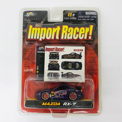 おもちゃ・玩具 1/64 Jada Toys Import Racer! MAZDA RX-7 029 マツダ MAZDA RX-7【加古川物流】