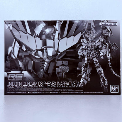プラモデル 1/144RGRX-0ユニコーンガンダム3号機フェネクス(ナラティブVer.)「機動戦士ガンダムNT」プレミアムバンダイ限定[5059130] RX-0ユニコーンガンダム3号機フェネクス RG プレミアムバンダイ限定 5059130【加古川物流】