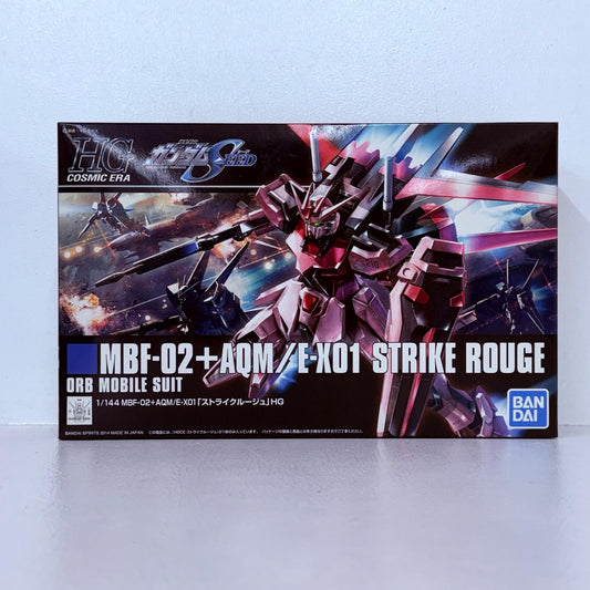 プラモデル 1/144HGCEMBF-02+AQM/E-X01ストライクルージュ「機動戦士ガンダムSEED」シリーズNo.176[0189162] CEMBF-02+AQM/E-X01ストライクルージュ HG【加古川物流】
