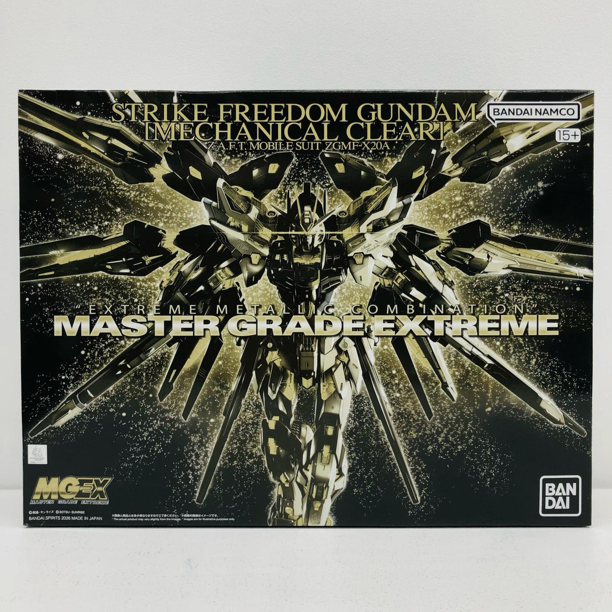 プラモデル 1/100MGEXストライクフリーダムガンダム[メカニカルクリア]「機動戦士ガンダムSEEDDESTINY」プレミアムバンダイ限定 ストライクフリーダムガンダム MG プレミアムバンダイ限定【加古川物流】