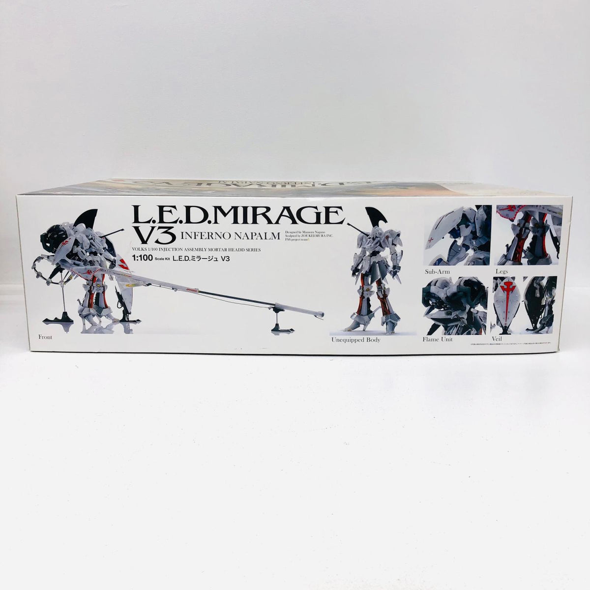 プラモデル 1/100L.E.D.ミラージュV3LimitedEdition「ファイブスター物語」インジェクションアッセンブリーモーターヘッドシリーズ[VS-IMS-06] L.E.D.ミラージュV3LimitedEdition【加古川物流】