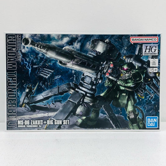 プラモデル 1/144HG量産型ザク+ビッグ・ガン(GUNDAMTHUNDERBOLTVer.)「機動戦士ガンダムサンダーボルト」[5068501] 量産型ザク+ビッグ・ガン HG 5068501【加古川物流】