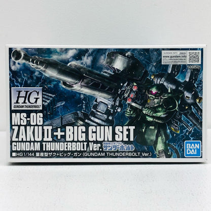 プラモデル 1/144HG量産型ザク+ビッグ・ガン(GUNDAMTHUNDERBOLTVer.)「機動戦士ガンダムサンダーボルト」[5068501] 量産型ザク+ビッグ・ガン HG 5068501【加古川物流】