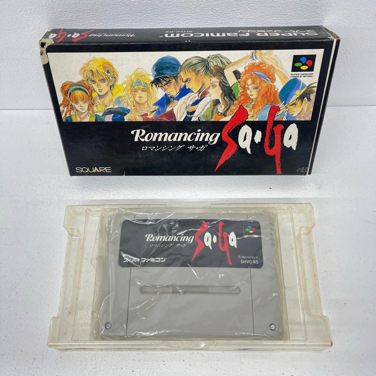 ゲームソフト ロマンシング・サガ スーパーファミコン SHVC-RS【加古川物流】