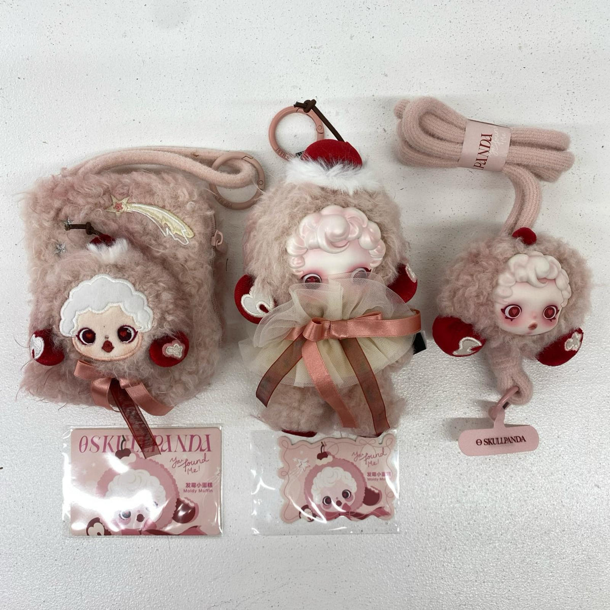 ぬいぐるみ ぬいぐるみペンダント 3種セット 3種セット SKULLPANDA【加古川物流】