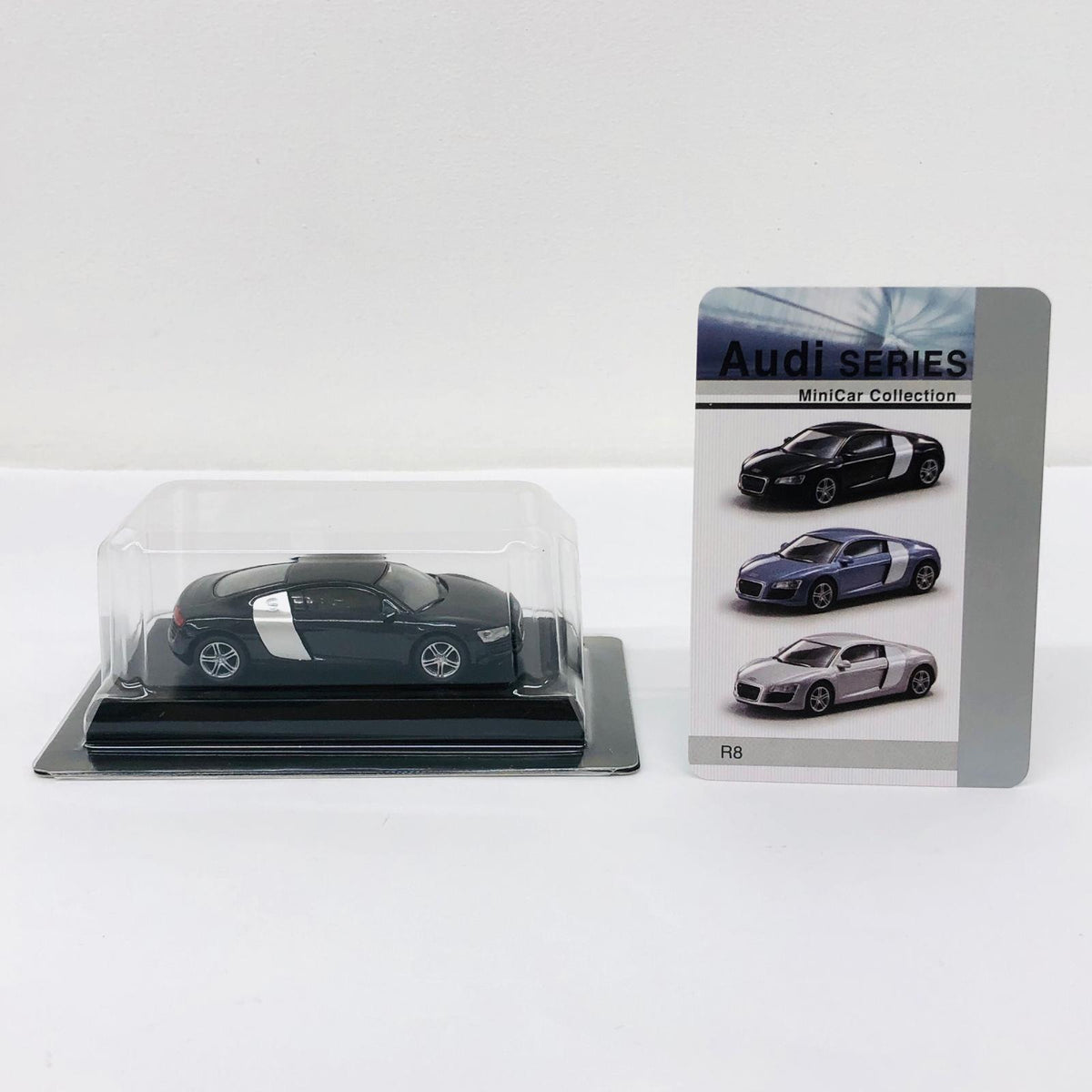 おもちゃ・玩具 1/64 Audi R8(ブラック) 「アウディ ミニカーコレクション」 サークルK・サンクス限定 Audi R8【加古川物流】