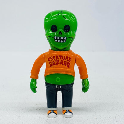 ソフビ人形 HEAD LOCK STUDIO MONSTER WORLD BONE HEAD グリーン/オレンジ/ブラック BONE HEAD グリーン/オレン HEAD LOCK STUDIO MONSTER WORLD【加古川物流】