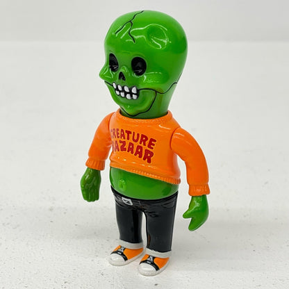 フィギュア BONE HEAD グリーン/オレンジ/ブラック「HEAD LOCK STUDIO MONSTER WORLD」 BONE HEAD グリーン/オレンジ/ブラック HEAD LOCK STUDIO MONSTER WORLD【フィギュア】【加古川物流】