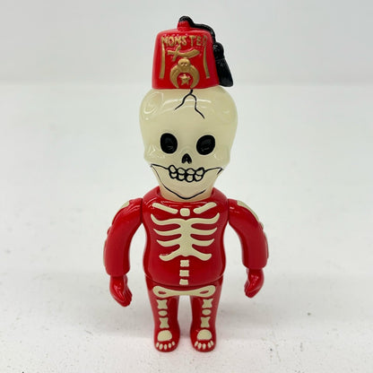 フィギュア BONE HEAD 蓄光/レッド「HEAD LOCK STUDIO MONSTER WORLD BONE HEAD 蓄光/レッド HEAD LOCK STUDIO MONSTER WORLD【フィギュア】【加古川物流】