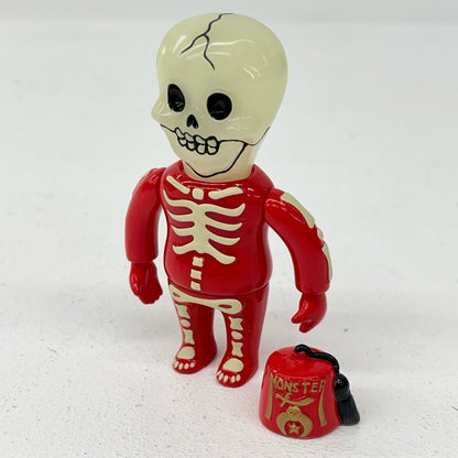 フィギュア BONE HEAD 蓄光/レッド「HEAD LOCK STUDIO MONSTER WORLD BONE HEAD 蓄光/レッド HEAD LOCK STUDIO MONSTER WORLD【フィギュア】【加古川物流】