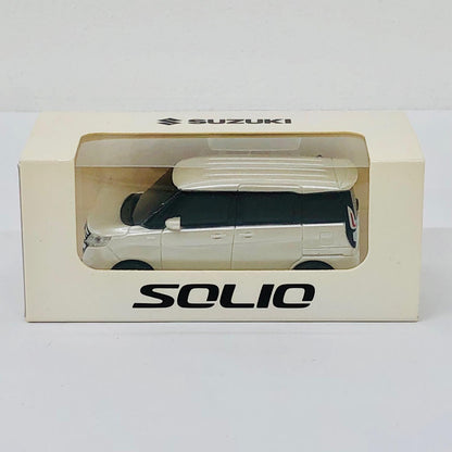 おもちゃ・玩具 スズキ ソリオ(パールホワイト) プルバックカー 非売品 スズキ ソリオ【加古川物流】