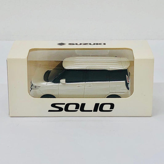 おもちゃ・玩具 スズキ ソリオ(パールホワイト) プルバックカー 非売品 スズキ ソリオ【加古川物流】