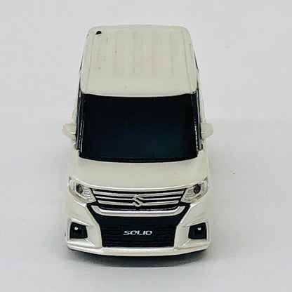 おもちゃ・玩具 スズキ ソリオ(パールホワイト) プルバックカー 非売品 スズキ ソリオ【加古川物流】