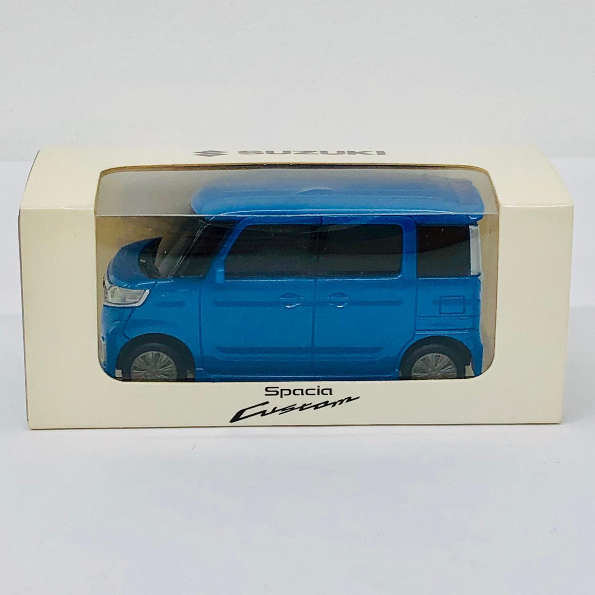 おもちゃ・玩具 スズキ スペーシアカスタム(ブルー)プルバックカー 非売品 スズキ スペーシアカスタム【加古川物流】